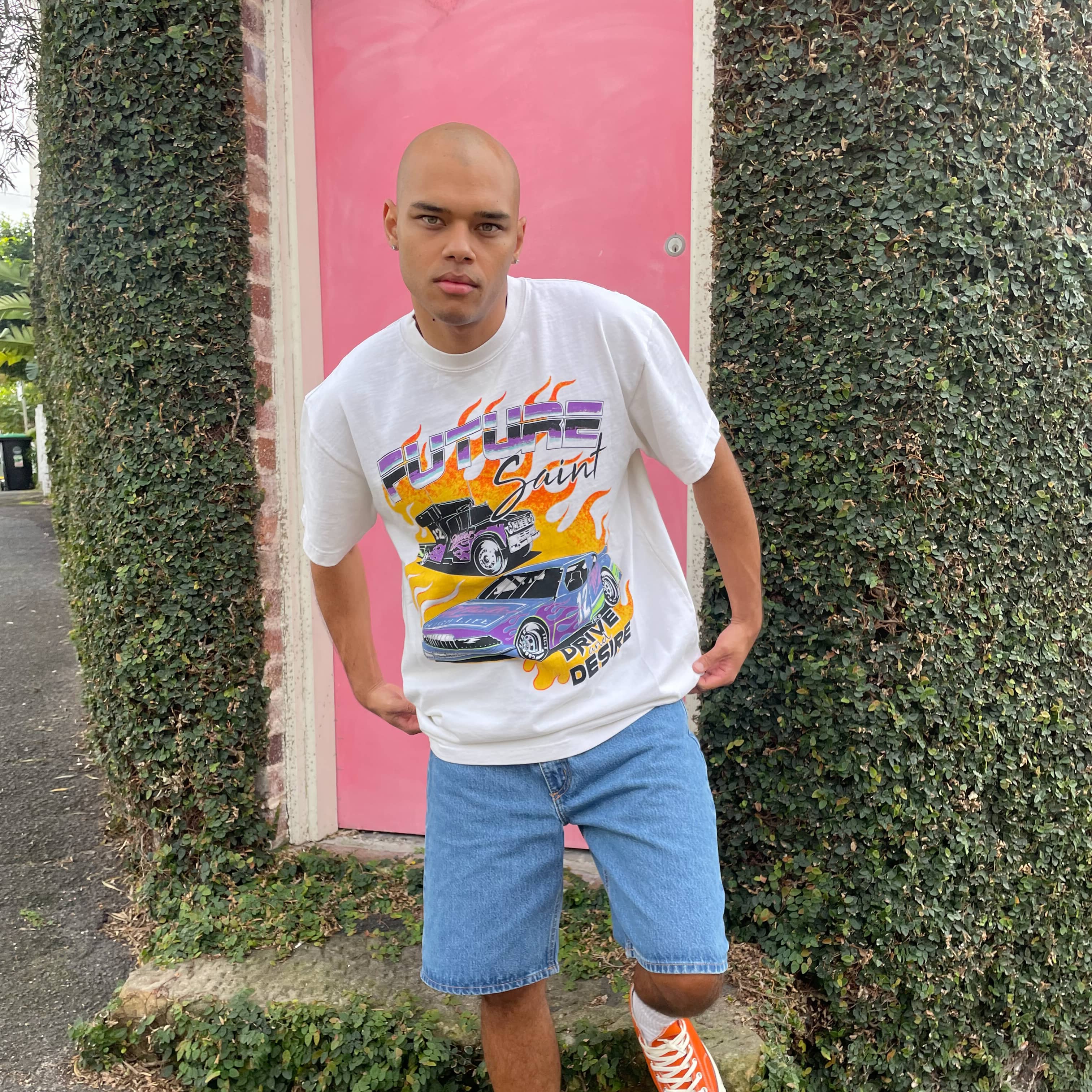 DRIVE AND DESIRE TEE