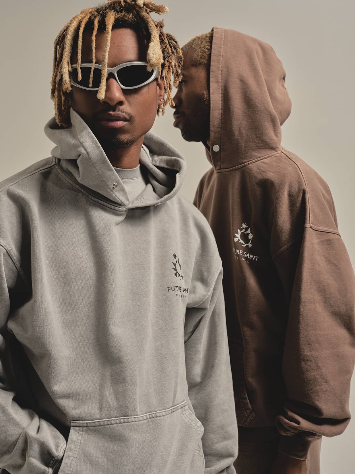 FOR ALL Vintage Grey Hoodie