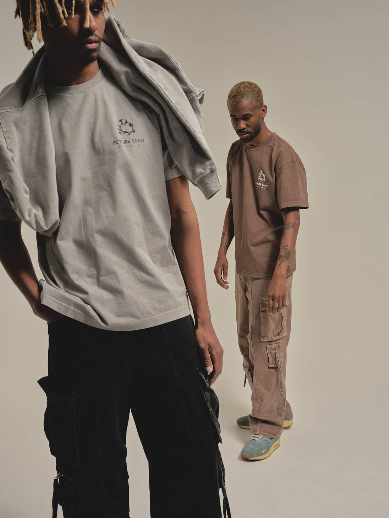 FOR ALL Vintage Grey T-Shirt