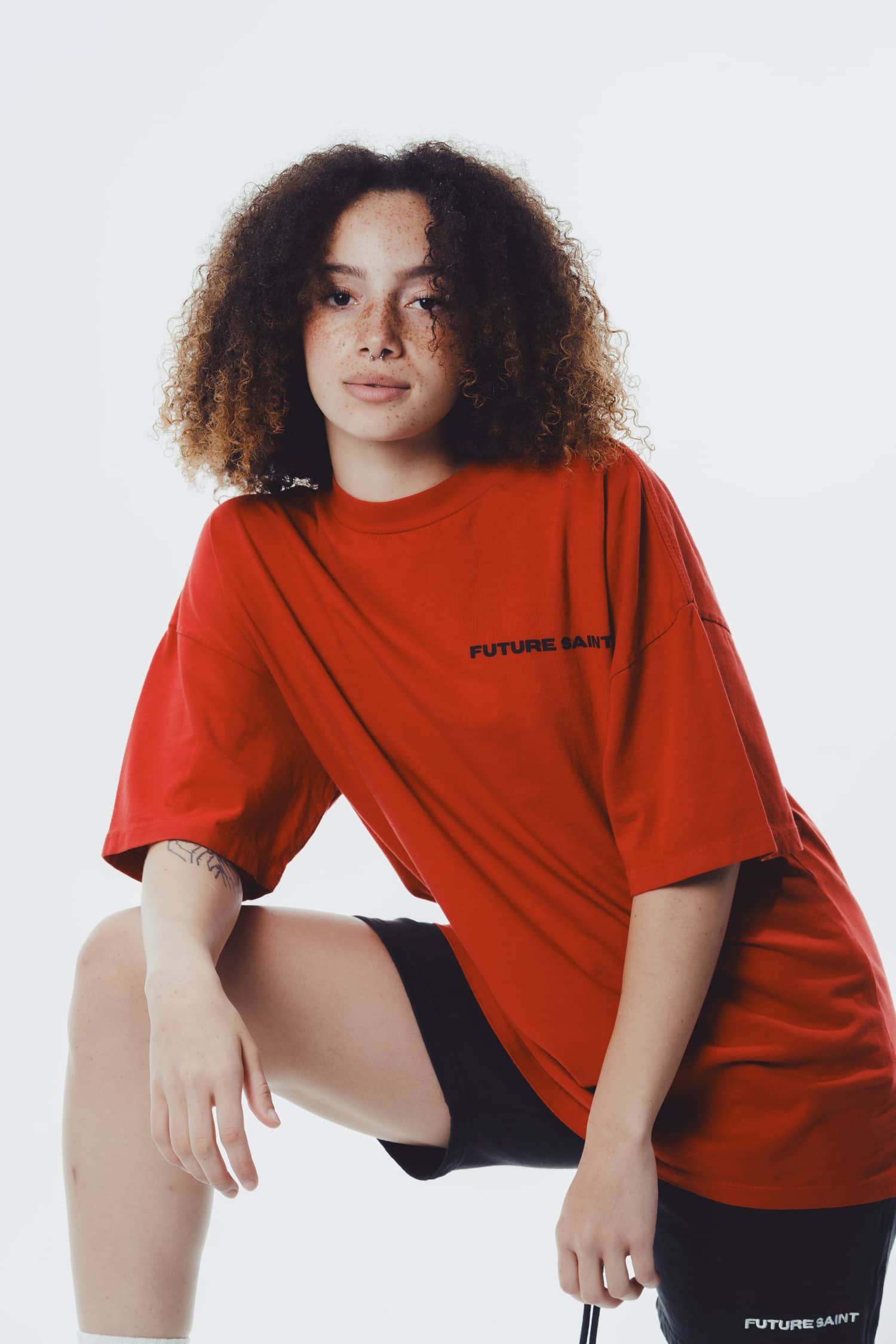 Olympia Sweatshort - BLACK