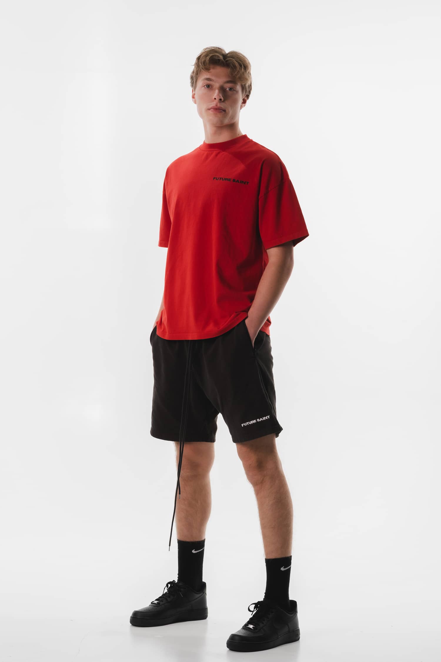 Olympia Sweatshort - BLACK