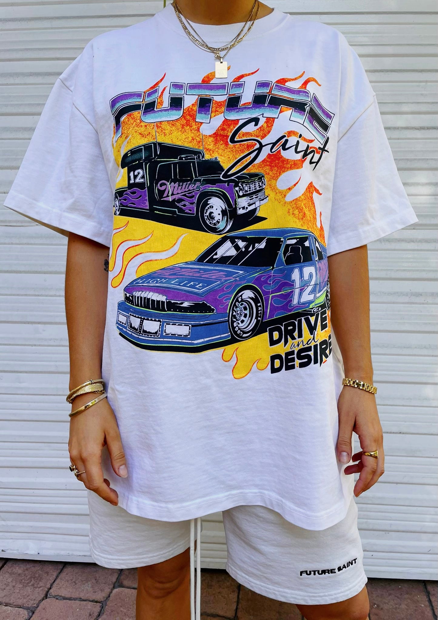 DRIVE AND DESIRE TEE