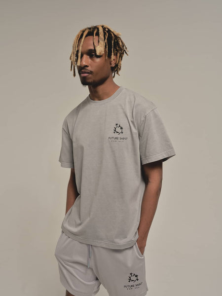 SAINT XL グレー Tシャツ mens-starter-heathered-gray-